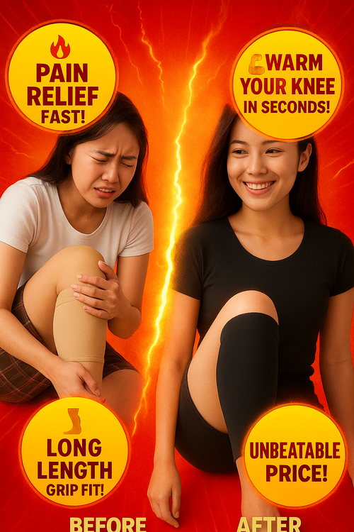 2x Kneee Warmers HIgh Quality Compression Knee Warmers