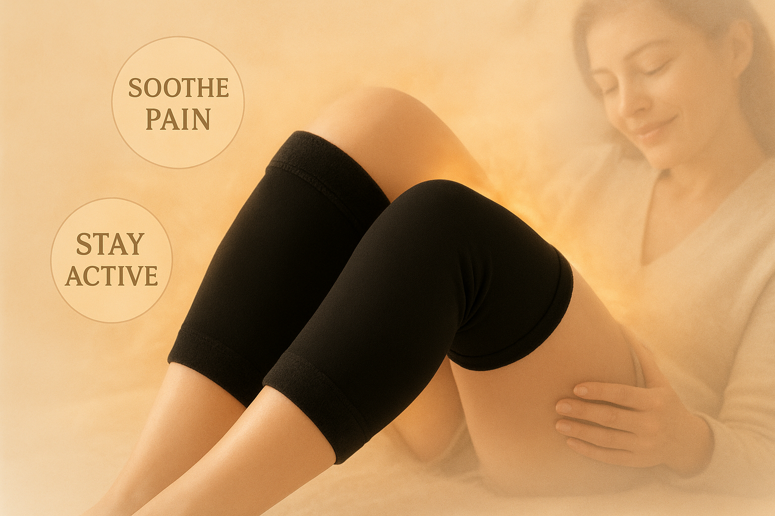 2x Kneee Warmers HIgh Quality Compression Knee Warmers