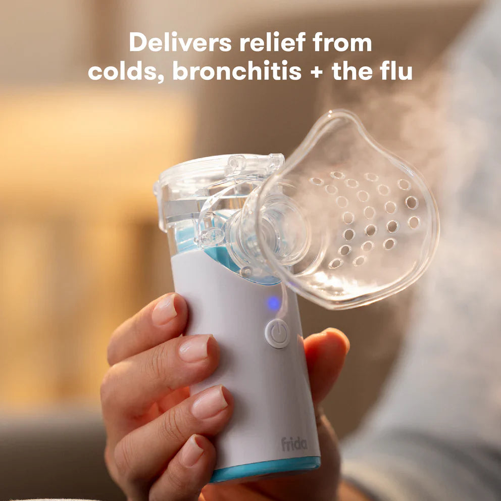Portable Mesh Nebulizer | Silent Cool Mist | Adult + Child Masks | USB Rechargeable